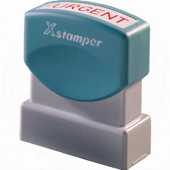 Xstamper X-stamper Word Stamp Checked Red