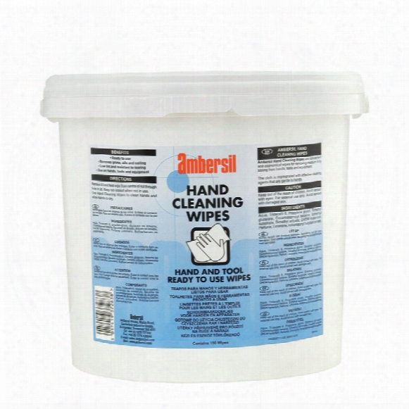 Ambersil Hand Cleaning Wipes (tub-150)