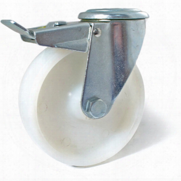 Atlas Workholders 125mm B/h Swivel Castor(zinc)n/w & Brake