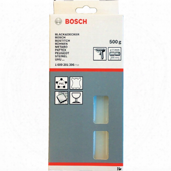 Bosch 1609201396 11x45mm Transparent Glue Stick 500g