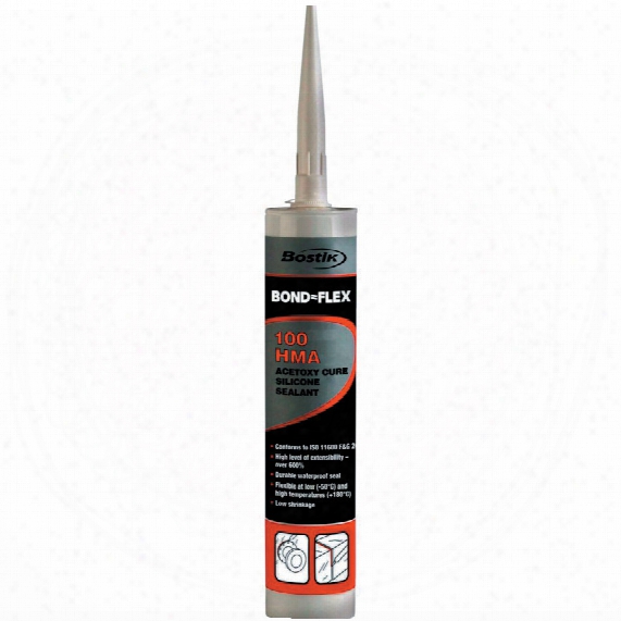 Bostik 100hma Bond-flex Black Silicone Sealant 290ml