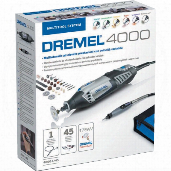 Dremel 4000-1/45 Series Digital Multi-tool 45-pce Set