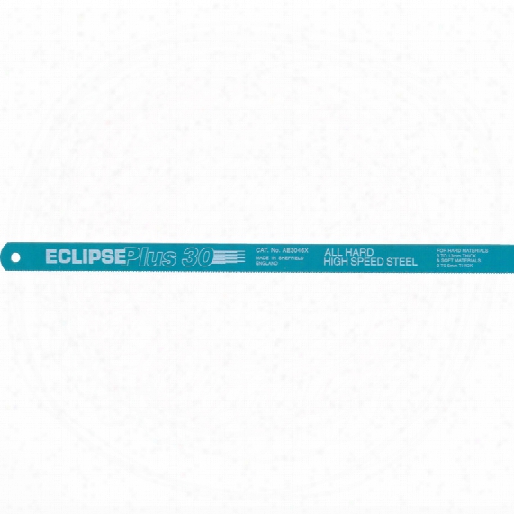 Eclipse Blue 10"x1/2"x24tpi Plus 30 Hs S Hacksaw Blade