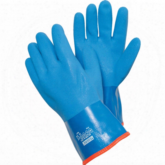 Ejendals 7390 Tegera Vinyl Dipped Gloves Blue Size 10
