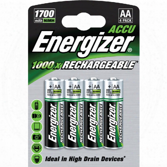 Energizer Aaa Rechargeable Battery Nimh (pk-2)