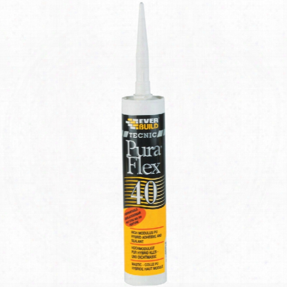 Ever Build Indpu40we Puraflex 40 Polyurethane Sealant White (c3) 310ml