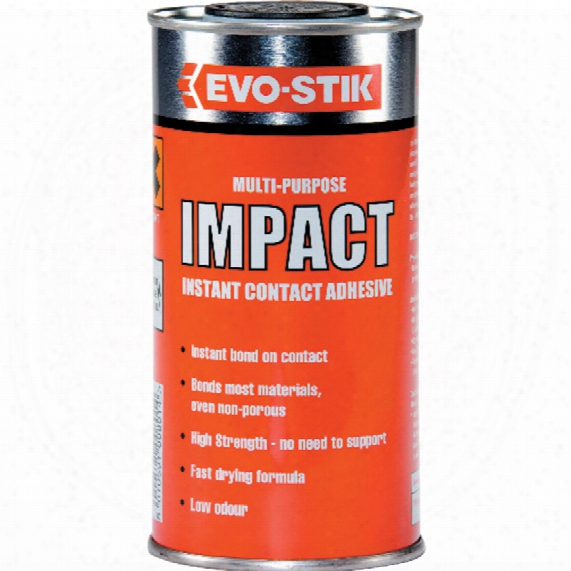 Evo-stik Impact Adhesive 250ml Tin 348103 Multi Purpose Instant Contact Adhesive