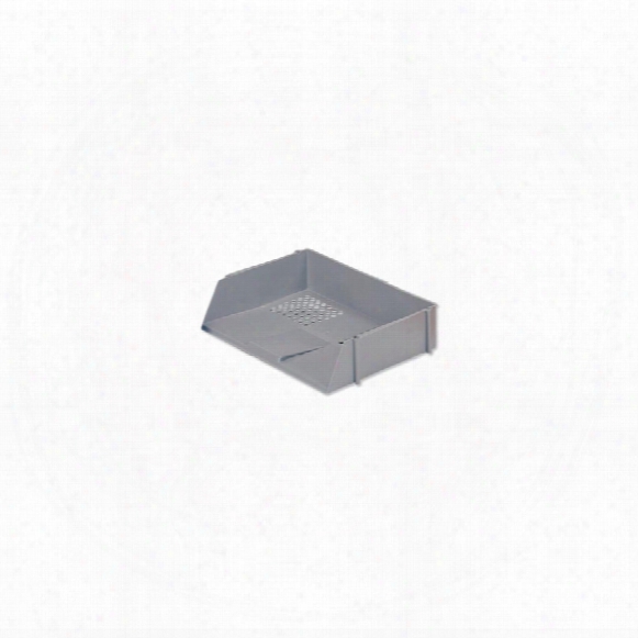 Five Star 5 Star Wide Entry Letter Tray Grey