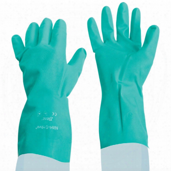 Showa 730 Nitrisolv Gloves Green Size 9/l