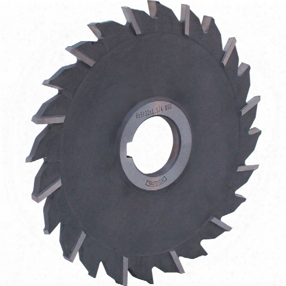 Brooke Cutting Tools 6"x9/32"x1.1/4" Side & Face Cutter Staggered