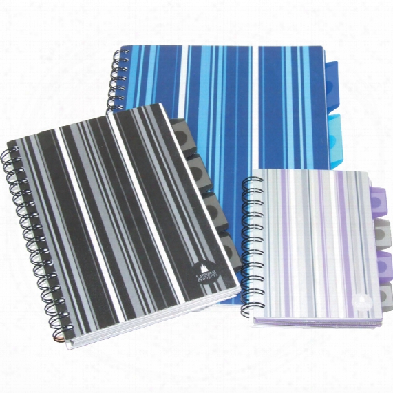 Cathedral A5 Striped Project Book Blue