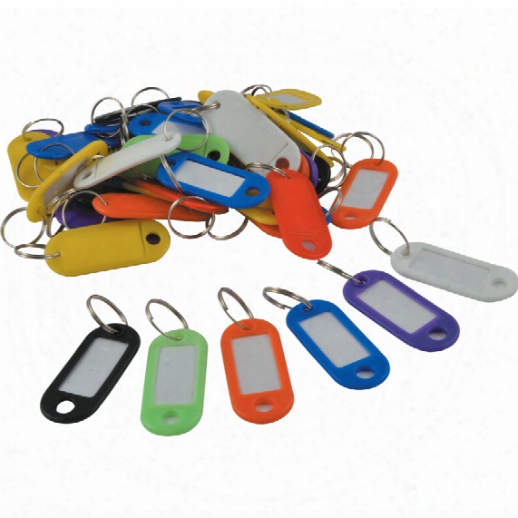 Centurion Identity Tags Lrg 55mmx30 Mm Plastic Asst.col. Pk50