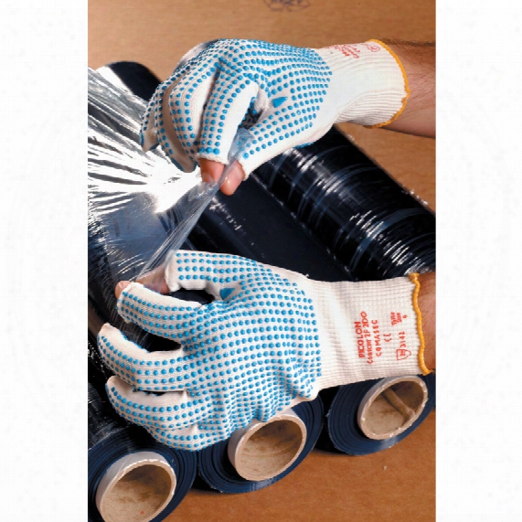 Comasec 2f80e41 Picolon Fully Coated Blue/white Gloves - Size 7