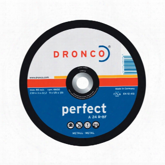Dronco 4.1/2x1/8x7/8" A24rbf Dpc Cutting Disc
