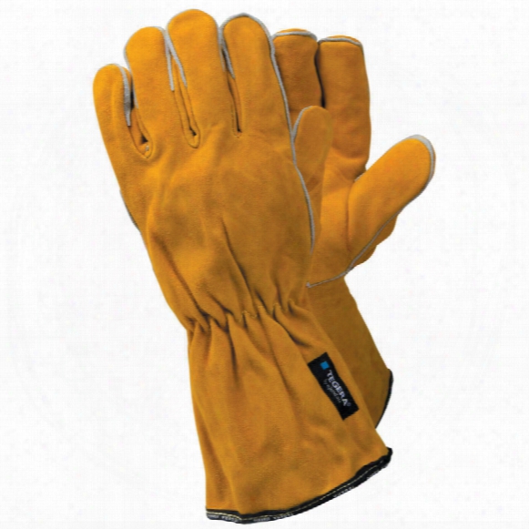 Ejendals 19 Tegera Split Grain Cowhide Gloves White Size 10