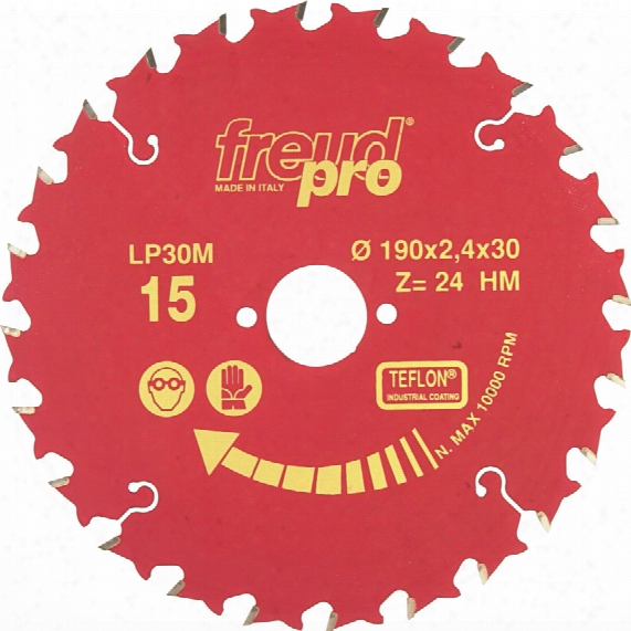 Freud Pro Lp30m 007 Mitre Saw Blade Carbide Tipped 160mm X 2.4mm X 20mm Red Line