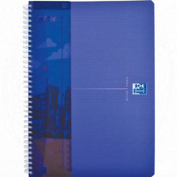Oxford A4 Twinwire P/prop Notebook Book (pk-5)