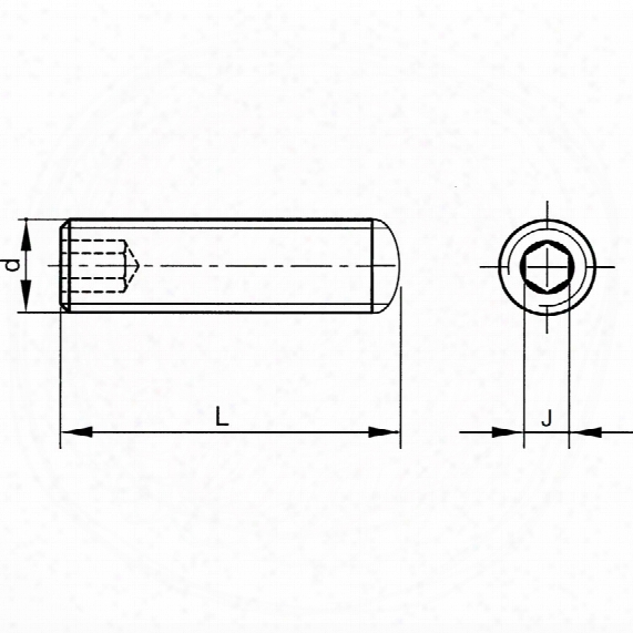 Qualfast M12x20 Skt Set Screw - Cone Point Bzp (gr-45h) (14.9)