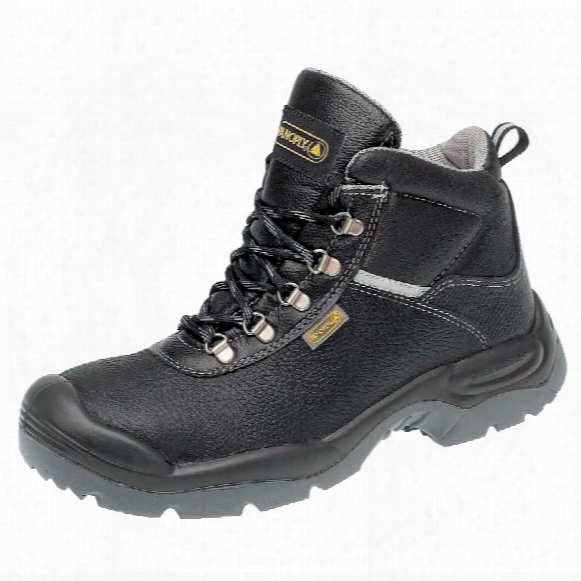 Saults3no Men's Black Safety Boots - Size 9