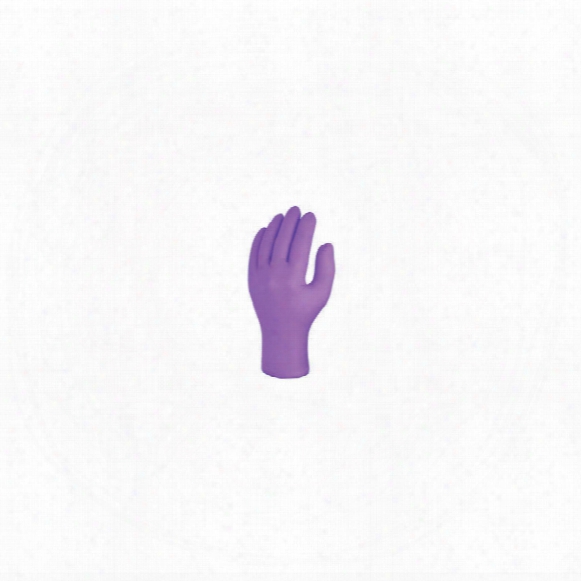 Skytec Iris Purple Nitrile Disposable Gloves - Size 8