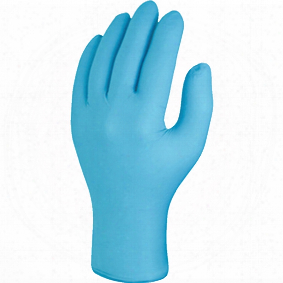 Skytec Utah Food Safe Blue Nitrile Disposable Gloves - Size 7