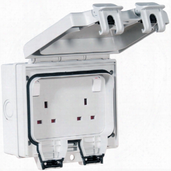 Smj 13 Amp 2 Gang Exterior Socket Ip66