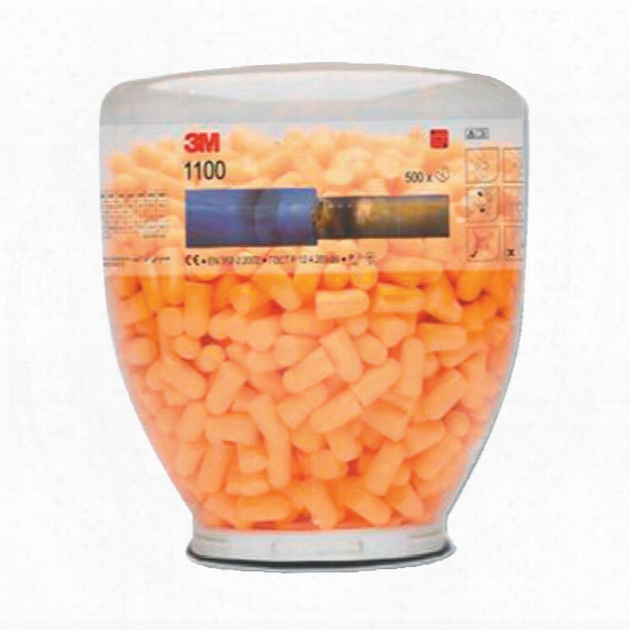 3m 1100b Ear Plug Refill Bottle (500)