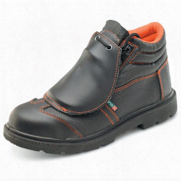 Beeswift Click Original Workwear Cf5bl Men's Black Metatarsal Safety Boots - Size 8