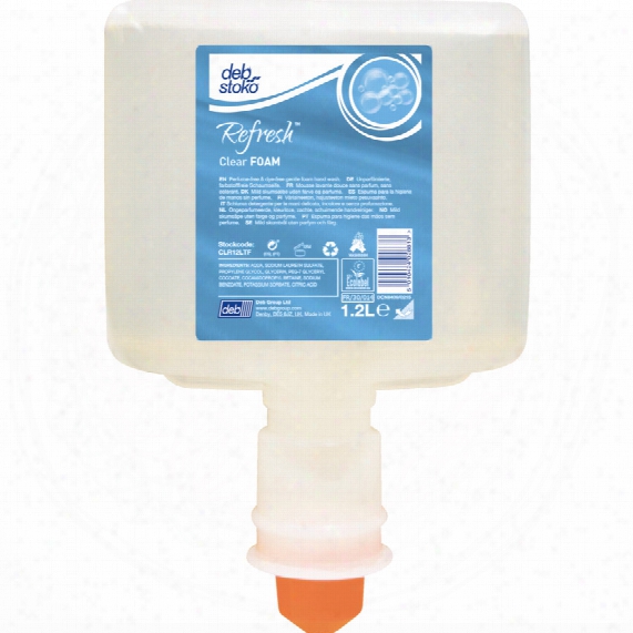 Deb Stoko Refresh Clear Foam 1.2ltr(tf)