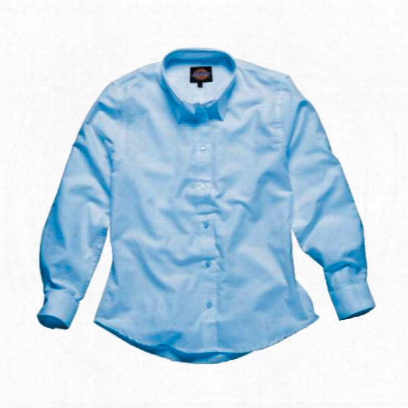 Dickies Sh64300 Shirtl/s Blue Ladies Size 10