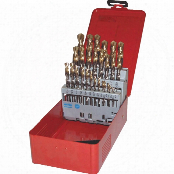 Dormer A095 Set 18 Hss-tin Jobber Drills (29-pce)