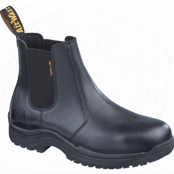Drmartens 114sm Cottam Men's Black Dealer Safety Boots - Size 8