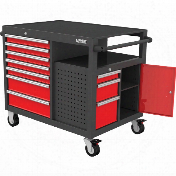 Kennedy-pro 45" 10 Drawer Mobile Workstation