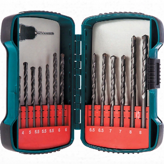Makita P-51889 Masonry Drill Bit Set 13-pce