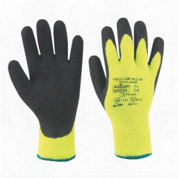 Marigold Yellow Viz Pf Insulator Gloves Size 9