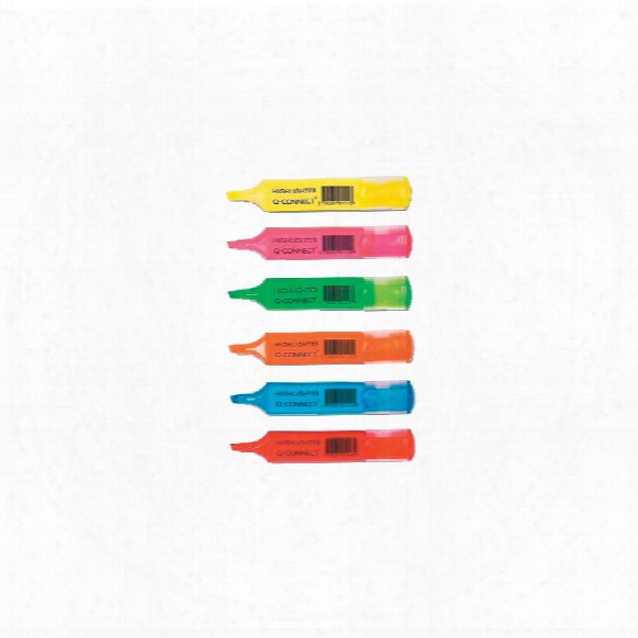 Qconnect Q Connect Highlighter Wallet (pk-6 Assorted)