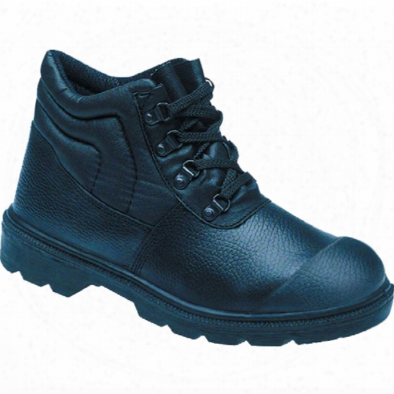 Toesavers 2417 Dual Density Black Safety Boots - Size 7