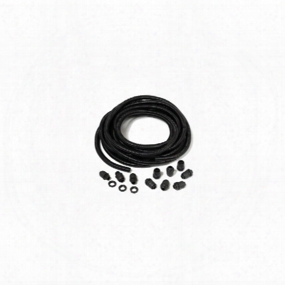 Hellermanntyton Black Flexible Conduit Handipack, 10m Of 16mm (id) 10 Straight Fittings
