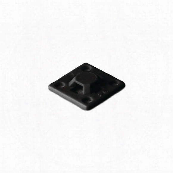Hellermanntyton Self Adhesive Cable Tie Base 19x19mm Black