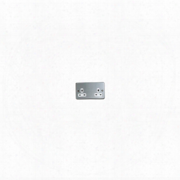 Mk Electric K850alm 13amp 2-gang Socket