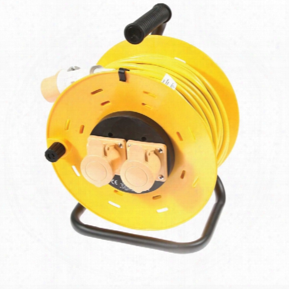 Smj Cr5016 Cable Reel 2-gang 16amp110volt 50mtr Lead