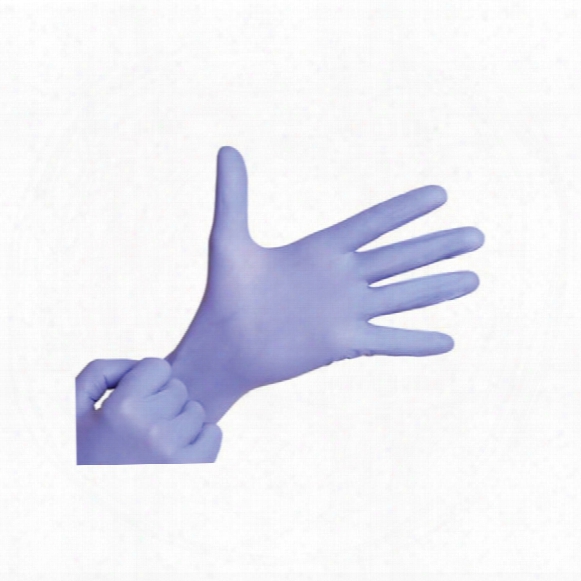 Workshop Semperguard Xtra Lite Blue Nitrile Disposable Gloves - Size L