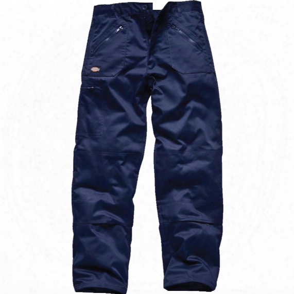 Dickies Wd814 Redhawk Men's Navy Action Trousers - Size 32l