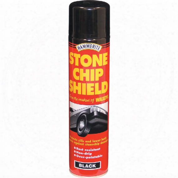 Hammerite Stonechip Shield 600ml Aerosol Black