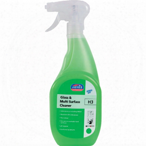 Jeyes H3 Kleenoff Glass & Multi -surface Cleaner 750ml