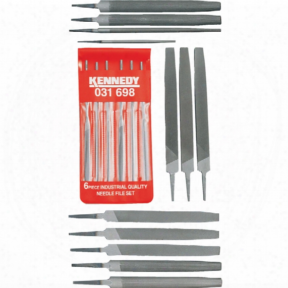 Kennedy 18 Piece Second Cut Engineers & Needle Files Set