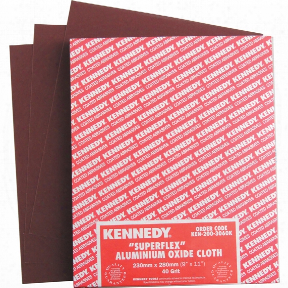 Kennedy 9"x11" Superflex Cloth Sheets Grade 150