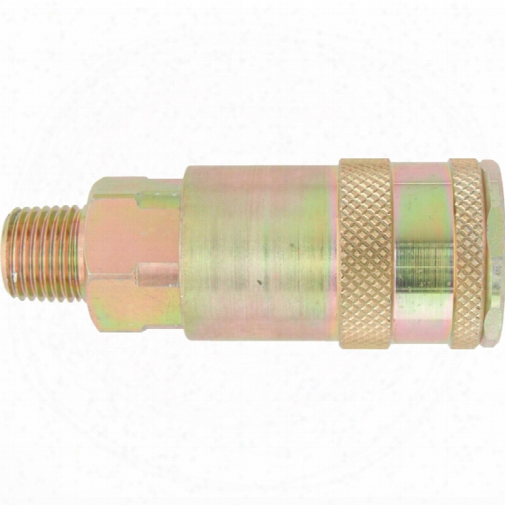 Kobe Red Line 1/4" Bspt Male Slim Profile Coupling