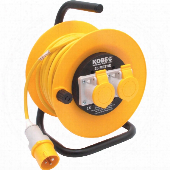 Kobe Red Line 25m 110v 16 Amp Cable Reel