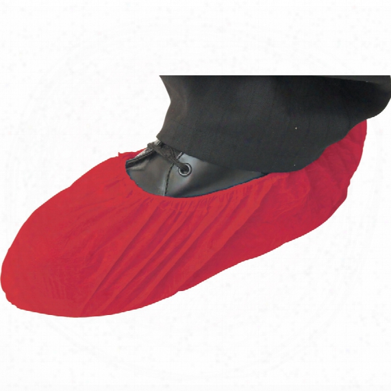 Sitesafe Disposable Overshoes Red 16"/400mm (pk-100)